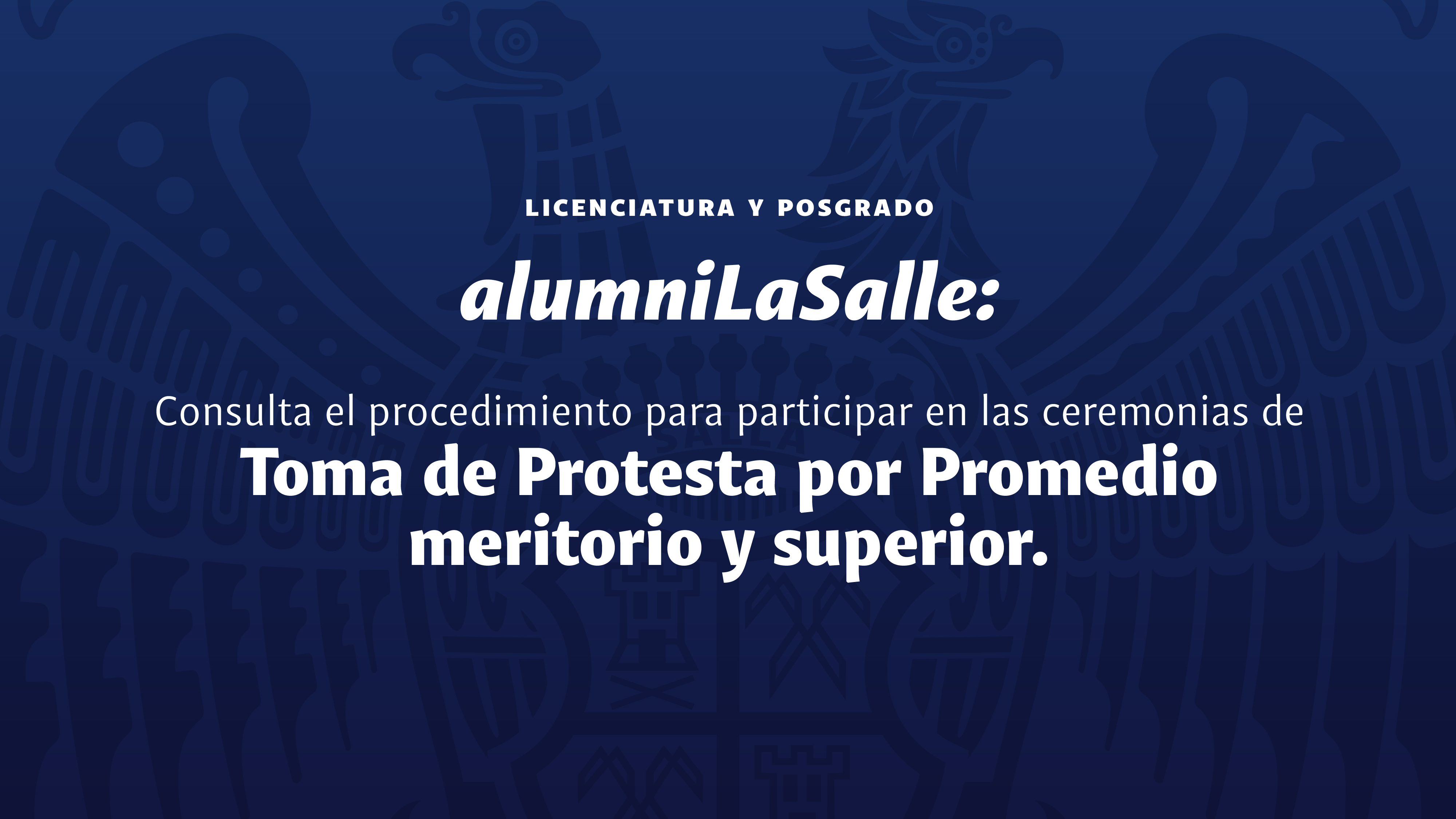 Toma de Protesta por Promedio meritorio y superior